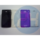 S39h xperia c lila hullámos szilikontok Xperia C  E004166