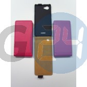 S36h xperia l slim kinyitós tok pink Xperia L  E003798