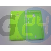 Mt27i xperia sola neonzöld szilikontok Sola  E003297