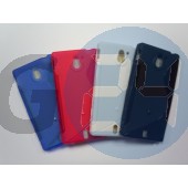Mt27i xperia sola fehér hullámos szilikontok Sola  E002389