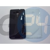 M35h xperia sp fekete hullámos szilikontok Xperia SP  E003678