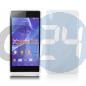D6503 xperia z2 fehér hullámos szilikontok Z2  E005412