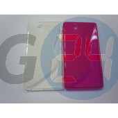 L36i xperia z átlátszó hullámos szilikontok Xperia Z  E003388