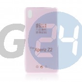 D6503 xperia z2 extraslim szilikontok víztiszta pink Z2  E005984
